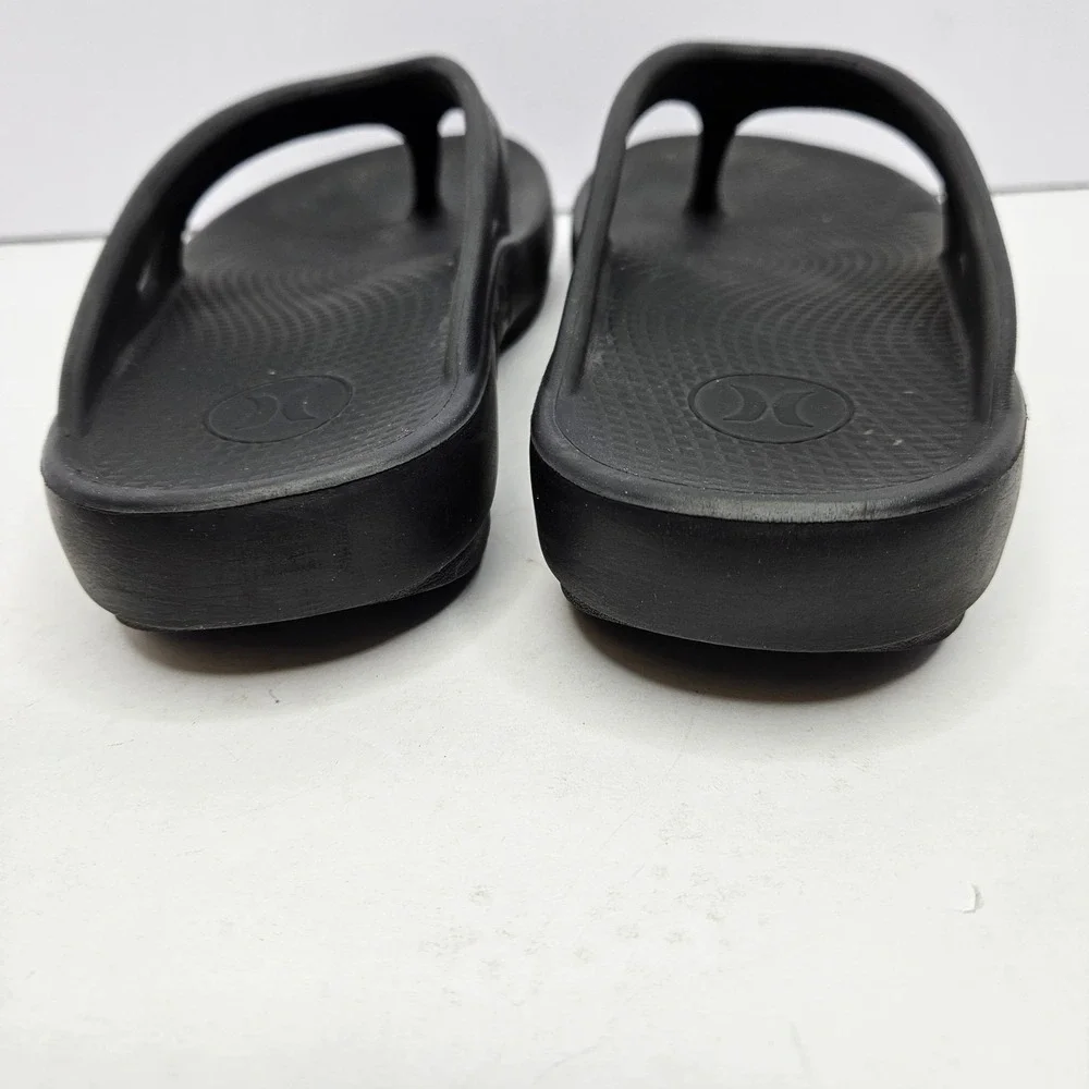 Under Armour Hurley Black Flip Flops Mens Size 9‎ Heel To Toe 11.5